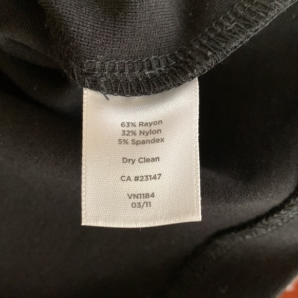 Talbots Black Dress Size 6P In EUC - Picture 6 of 6